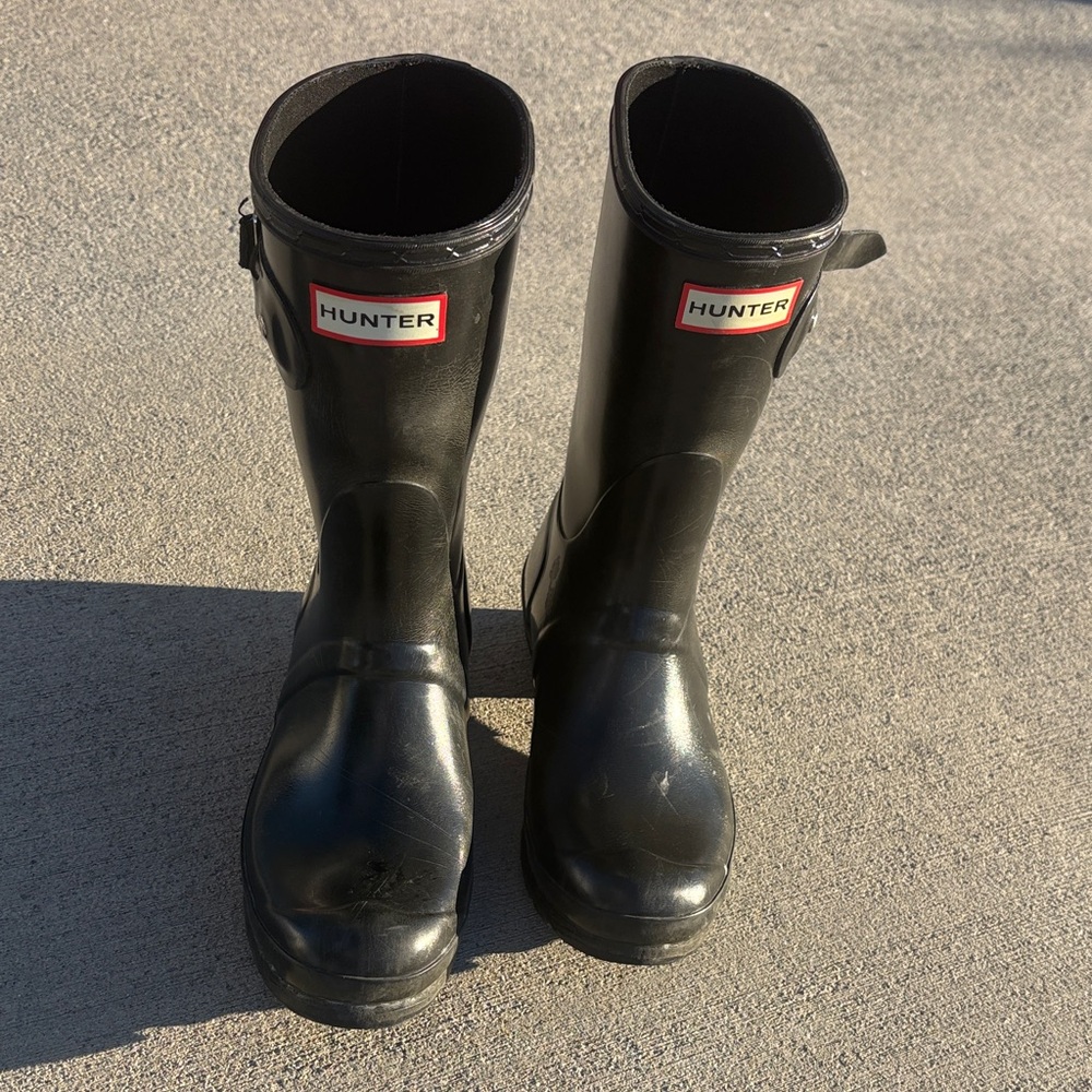 Hunter Classic Black Waterproof Boots
